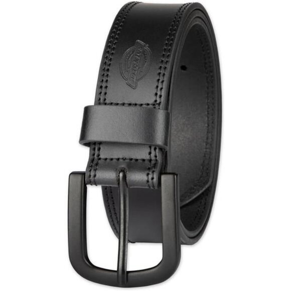 Mens Genuine Leather Belt Classic Brown Work Casual Jeans Pants Adjustable - Picture 7 of 7